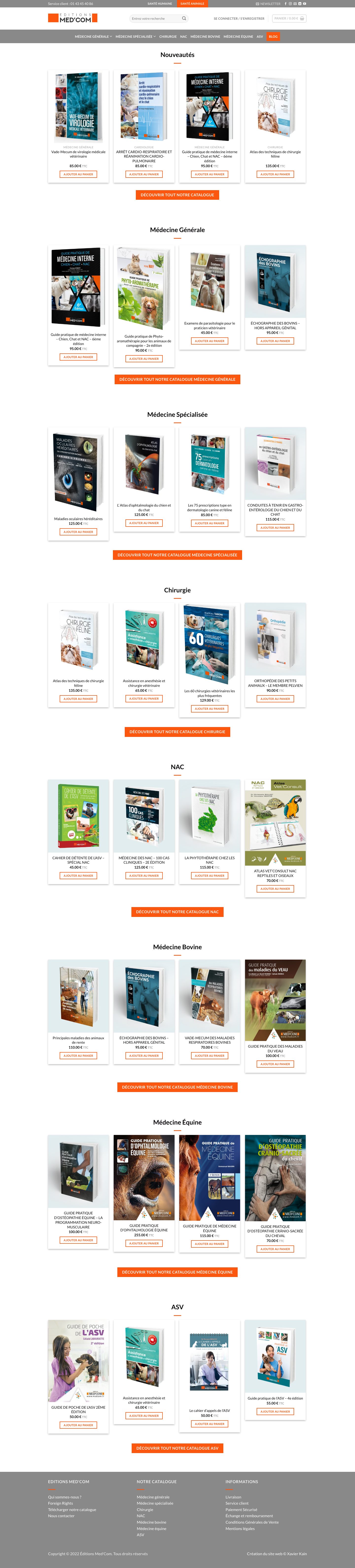 MedCom — projet web réalisé par Xavier Kain