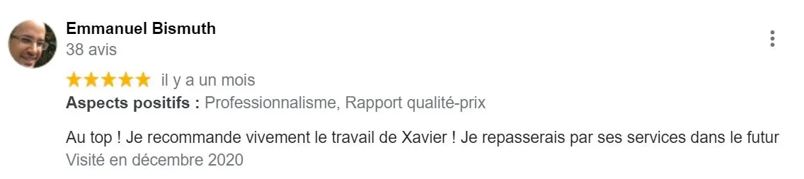 Avis 5 étoiles de Emmanuel Bismuth, Akolade